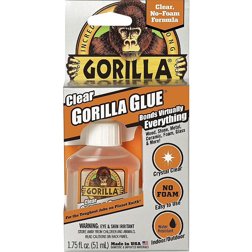 Gorilla Glue Gorilla Clear Glue 1.75 fl oz - Clear - 1 Each (4500102)