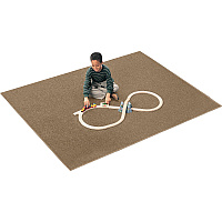 Carpets for Kids&reg; Solid Color Mt. St. Helens Carpet Rug Floor Rug - 90" Length x 12 ft Width - Rectangle - Sahara - Nylon, Yarn - 1 Each (2176108)