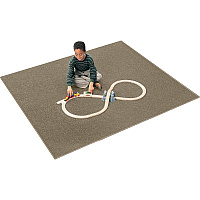 Carpets for Kids&reg; Solid Color Mt. St. Helens Carpet Rug Floor Rug - 90" Length x 12 ft Width - Rectangle - Mocha - Nylon, Yarn - 1 Each (2176703)