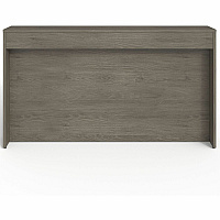 Lorell Prominence 2.0 Reception Desk Counter Rectangle - 12" Height x 74.3" Width x 11.9" Depth, 1" Thickness Table Top - Band Edge - Material: Particleboard, Thermofused Laminate (TFL) - Finish: Gray Elm, Thermofused Melamine (TFM), Thermo (LLRPMC7643GE)