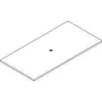 Lorell Prominence 2.0 Rectangular Conference Tabletop 96" Width x 48" Depth, x 1.5" Thickness Top - Material: Particleboard - Finish: Gray Elm (LLRPRC4896GE)