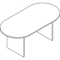 Lorell Prominence 2.0 Racetrack Conference Table 29