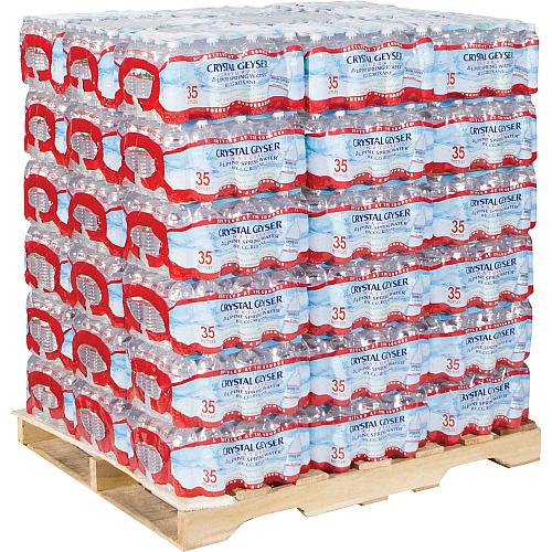 Crystal Geyser Natural Alpine Spring Water Ready-to-Drink - 16.90 fl oz (500 mL) - Natural - 35/Carton - 1890 / Pallet (35001DEP)