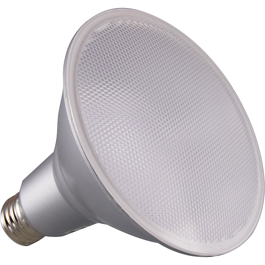 Satco 15W PAR38 LED Bulb 15 W - 90 W Incandescent Equivalent Wattage - 120 V AC - 1200 lm - Parabolic Reflector - PAR38 Size - Clear - Warm White Light Color - E26 Base - 25000 Hour - 3000&deg;K Color Temperature - 90 CRI - 40&deg; Beam Angle - D (S29446)