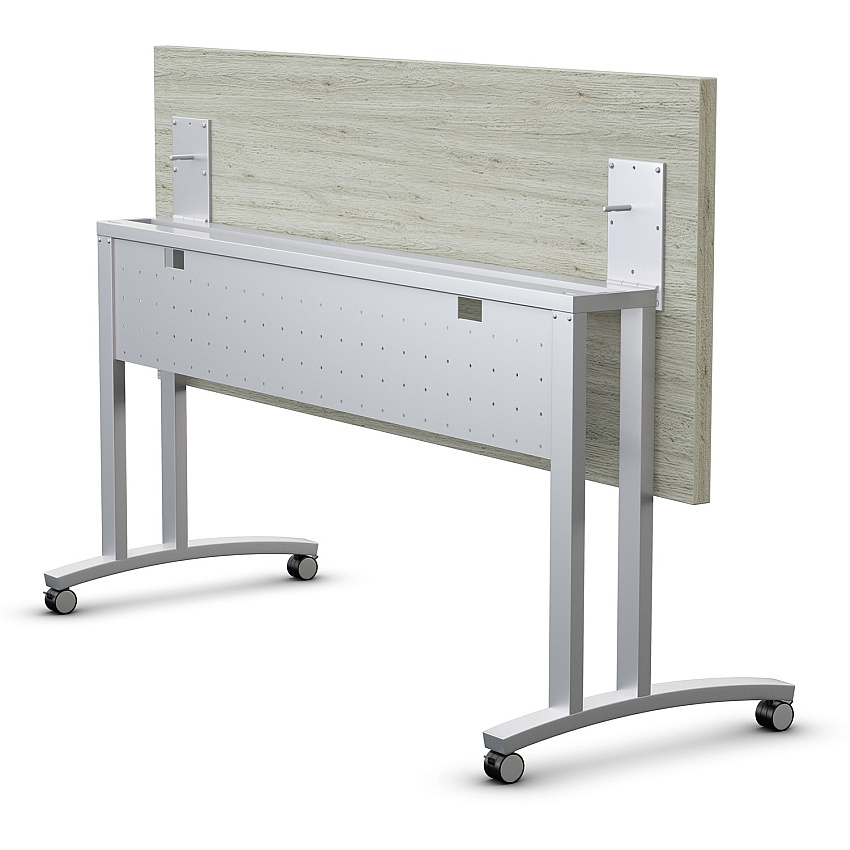 SpecialT Special-T Structure Series Steel Beam 60" Height Top - Material: Steel - Finish: Metallic Silver - Heavy Duty, Handle, Modesty Panel (RSFTB60MP)