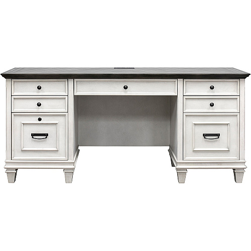 Martin Hartford Credenza Rectangle - 31" Height x 70" Width x 21" Depth - Total Drawer(s): 4 - 1 Door(s) - Material: Wood Grain, Veneer, Metal, Wire Mesh - Finish: Vintage Linen - 1 Each (IMHF689W)