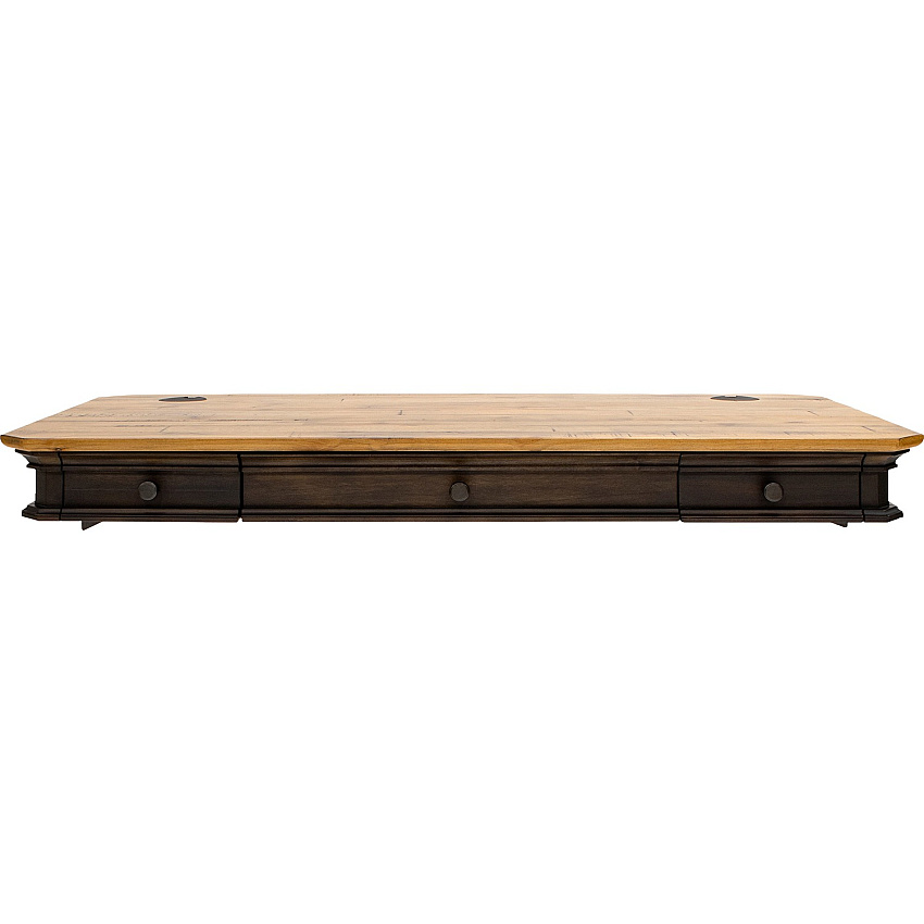 Martin Sonoma Sit/Stand Desktop, Power Center Sold with 384B Rectangle - 6" Height x 54" Width x 28" Depth - Total Drawer(s): 3 - Material: Wood Veneer - Finish: Dark Roast - 1 Each (IMSA384T)