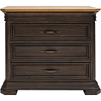Martin Sonoma Lateral File 30" Height x 36" Width x 22" Depth - Total Drawer(s): 2 - Material: Solid Wood - Finish: Dark Roast - 1 Each (IMSA450)