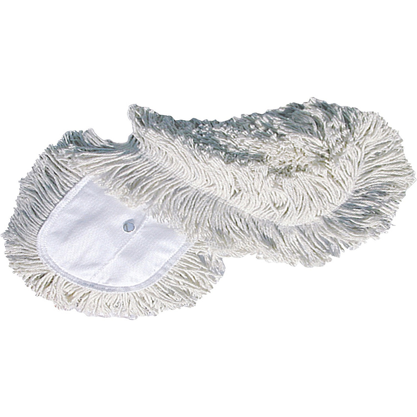 Genuine Joe Dust Mop Head Refill 72" Width x 5" Depth - Yarn, Cotton, Synthetic - White - 1Each (GJO18388)