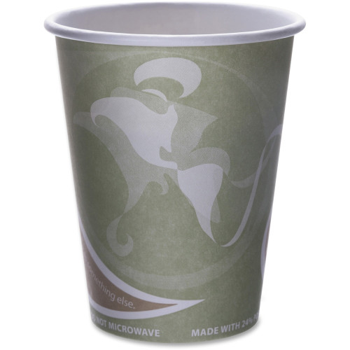 Eco-Products Evolution World PCF Hot Cups (EPBRHC12E)
