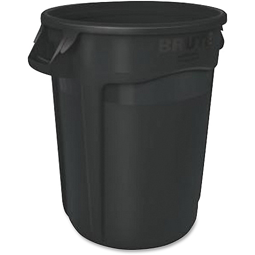 Rubbermaid Commercial Vented Brute 10-gallon Container 10 gal Capacity - Round - Stackable, Fade Resistant, Warp Resistant, Crack Resistant, Crush Resistant, Reinforced Base, Durable, Ergonomic Handle, Contoured Base Handle, Vented, Tear Resis (1926827CT)
