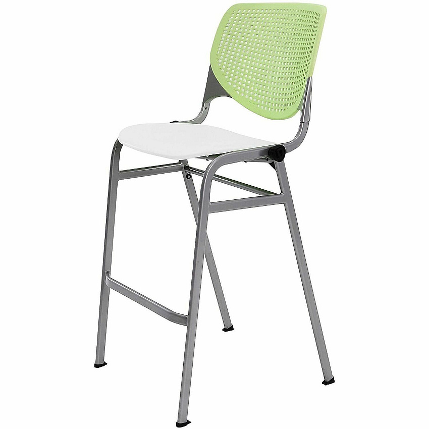 KFI Barstool Chair Lime Green, White - 1 Each (BR230BKB14S8)