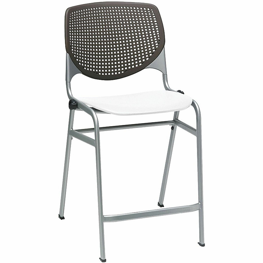 KFI Seating Bar Stool Brownstone, White - 1 Each (CT230BKB18S8)