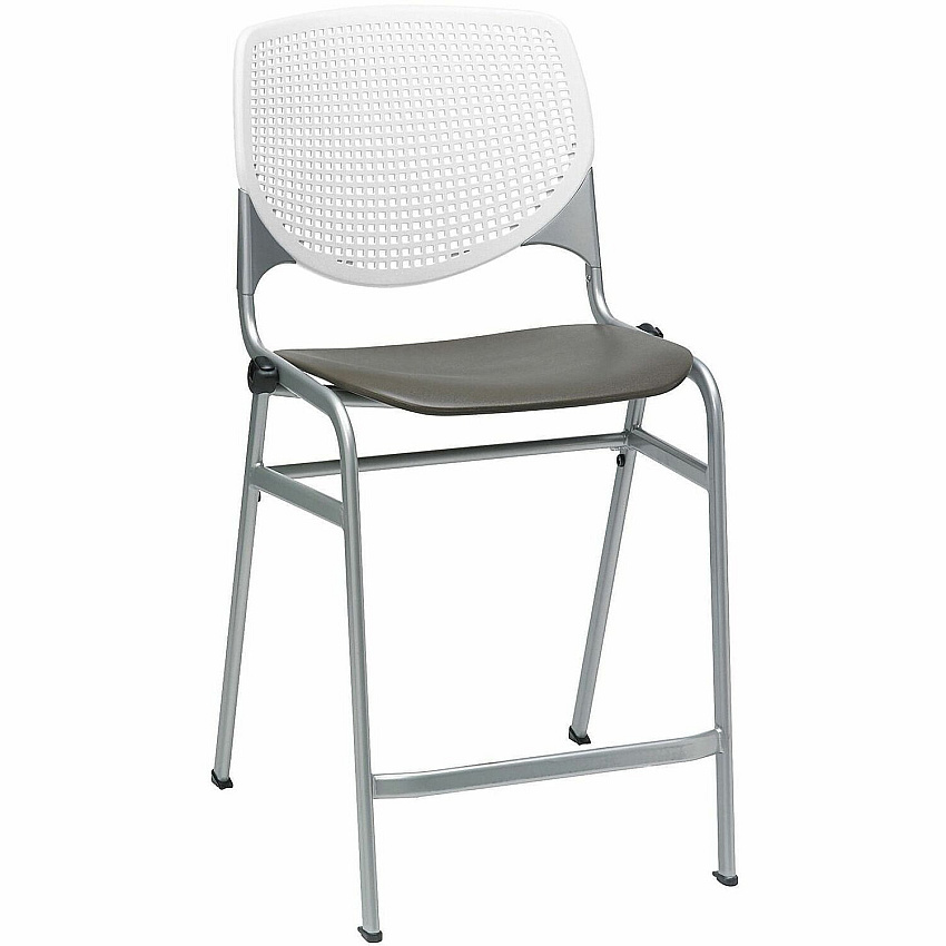 KFI Seating Bar Stool White, Brownstone - 1 Each (CT230BKB8S18)