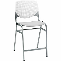 KFI Seating Bar Stool White, Light Gray - 1 Each (CT230BKB8S13)