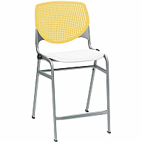 KFI Seating Bar Stool Yellow, White - 1 Each (CT230BKB12S8)
