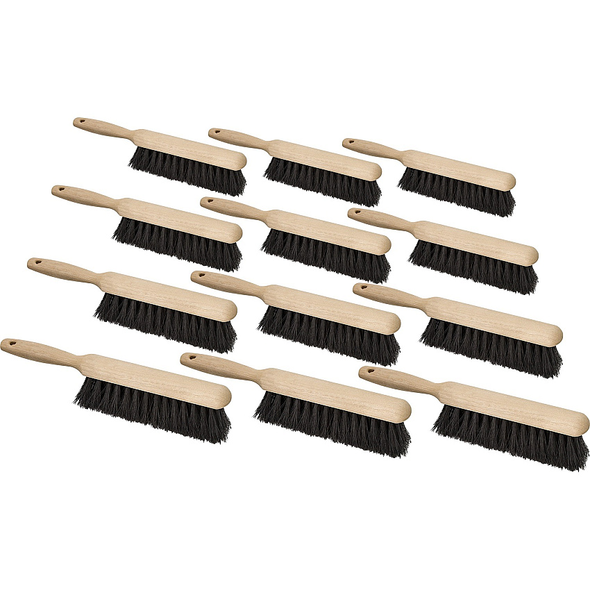 Genuine Joe Poly Counter Brush 13" Overall Length - Black - 12 / Carton (GJO18413CT)