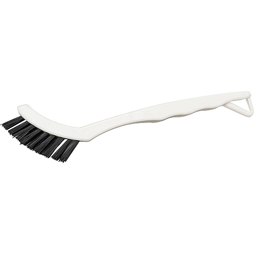 Genuine Joe Hand Held Grout Brush Nylon Bristle - 8" Handle Length - Plastic Handle - Black, Blue - 1 Each (GJO18414)