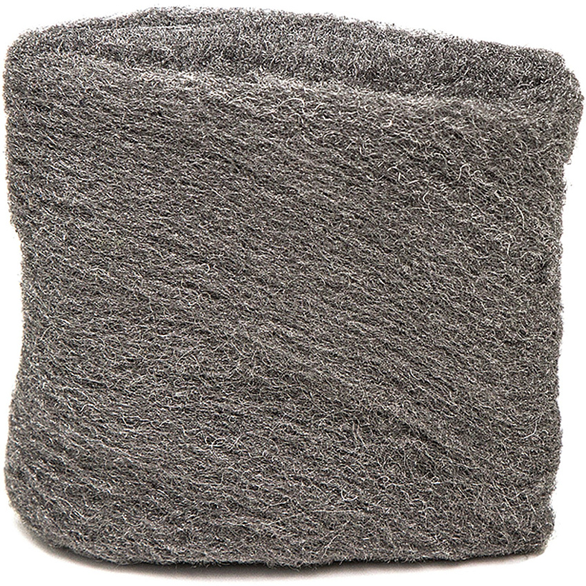 Genuine Joe Heavy-duty Steel Wool Hand Pad 12/Pack - 6 / Carton - Steel - Gray (GJO18411)