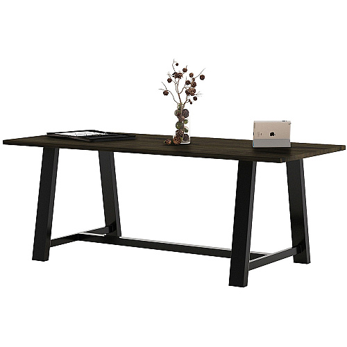 KFI Conference Table Rectangle Top - Cross Beam Base - 4 Legs - 84" Table Top Length x 36" Table Top Width - Assembly Required - Espresso - High Pressure Laminate (HPL) - 1 Each (819832024111)