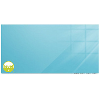Ghent Magnetic Aria - Horizontal 72" (6 ft) Width x 36" (3 ft) Height - Blue Tempered Glass Surface - Rectangle - Horizontal - Magnetic - Eraser Included - 1 Each (ARIASM36BE)