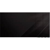 Ghent Magnetic Aria - Horizontal 72" (6 ft) Width x 36" (3 ft) Height - Black Tempered Glass Surface - Rectangle - Horizontal - Magnetic - Eraser Included - 1 Each (ARIASM36BK)