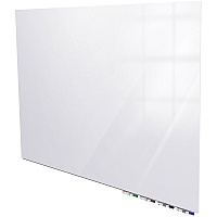 Ghent Magnetic Aria - Horizontal 72" (6 ft) Width x 36" (3 ft) Height - White Tempered Glass Surface - Rectangle - Horizontal - Magnetic - Eraser Included - 1 Each (ARIASM36WH)