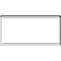 Lorell Mounting Frame for Whiteboard - Silver Aluminum - 1 Each (LLR18322)