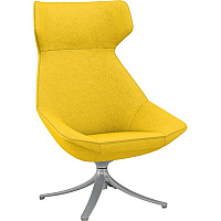 9 to 5 Seating Jax High-back Lounge Chair with Swivel Base Dove Seat Color - Fabric Seat Material - Dove Back Color - Fabric Back Material - High Back - Four-legged Base - 1 Each (9236LGSFDO)