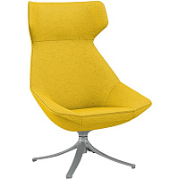 9 to 5 Seating Jax High-back Lounge Chair with Swivel Base Latte Seat Color - Fabric Seat Material - Latte Back Color - Fabric Back Material - High Back - Four-legged Base - 1 Each (9236LGSFLA)