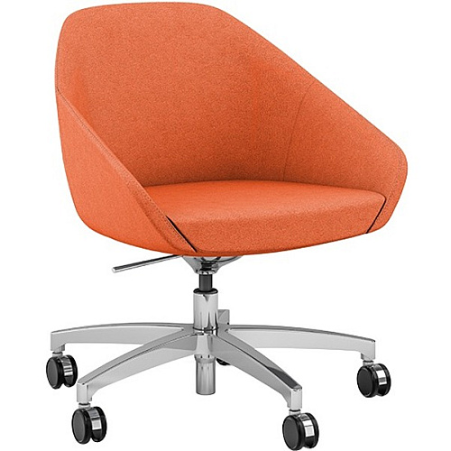 9 to 5 Seating Jax Lounge 5-Star Base Side Chair Cloud Seat Color - Fabric Seat Material - Fabric Back Material - Low Back - 5-star Base - 1 Each (9254R2SFCD)