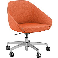 9 to 5 Seating Jax Lounge 5-Star Base Side Chair Dove Seat Color - Fabric Seat Material - Dove Back Color - Fabric Back Material - Low Back - 5-star Base - 1 Each (9254R2SFDO)