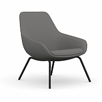 9 to 5 Seating 4-leg Lilly Lounge Chair Cloud Seat Color - Fabric, Foam Seat Material - Cloud Back Color - Fabric, Foam Back Material - Four-legged Base - 1 Each (9101LGBFCD)