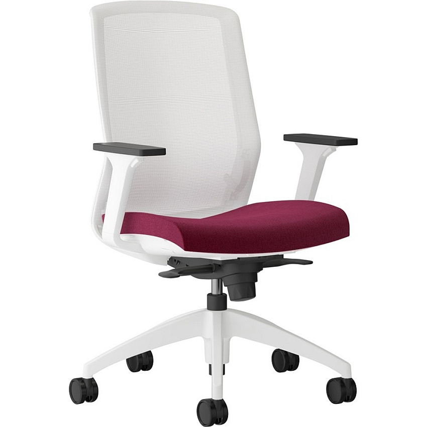 9 to 5 Seating Neo Task Chair Cloud Seat Color - Foam, Fabric Seat Material - Gray Back Color - 5-star Base - 1 Each (3160Y3A23GCD)