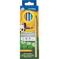 Lyra Color Giant Pencils 6.3 mm Assorted Metallic Lead - 6 / Pack (L3941062)