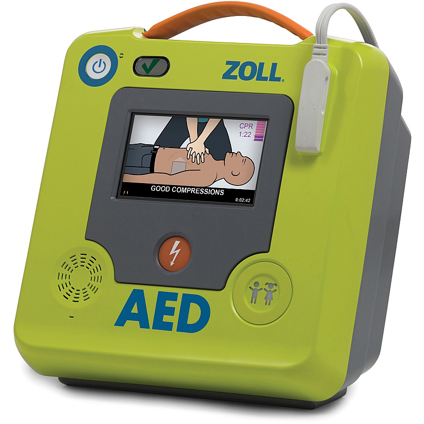 ZOLL Medical AED 3 Semi Automatic Defibrillator Semi-automatic - Green - 1 Each (851100110101)