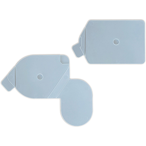 ZOLL AED3 Trainer CPR Replacement Gel Pads 1 Each - Green (8028000012)