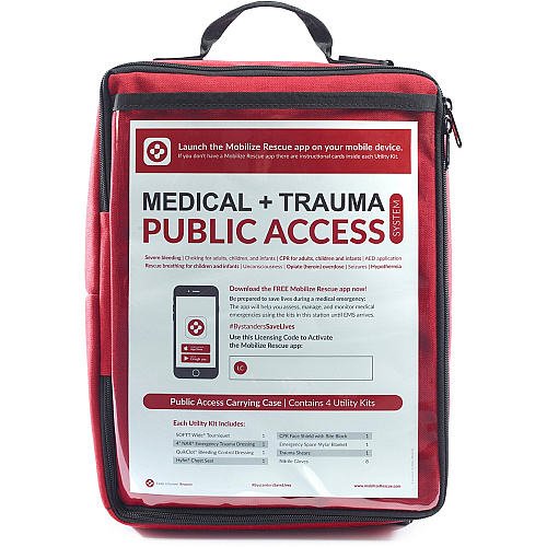 ZOLL Mobilize Rescue Systems Training Kit 8 x Piece(s) - Nylon Case - Gray - 1 Each (891100500001)