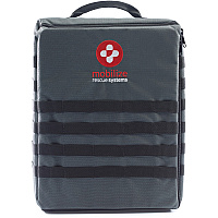 ZOLL MRS Medical Supplies Backpack Nylon Case - Gray - 1 Each (891100200001)