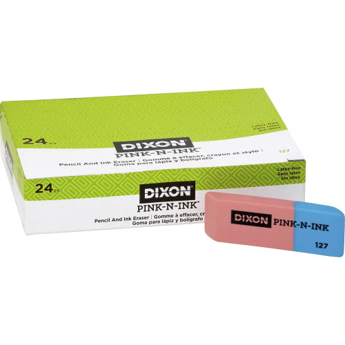 Dixon Pink-N-Ink Beveled Erasers (X77006C)