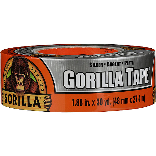 Gorilla Glue Gorilla Tape 30 yd Length x 1.88" Width - Silver - 1 Each (105634)
