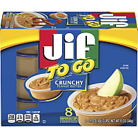 Jif To Go Peanut Butter Cups - Chunky Peanut - 1.50 oz - 8 / Pack (24130)