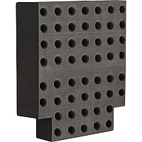 Rubbermaid Commercial Adaptable Flat Mop Wringer Insert For Mop, Wringer - Black - 1.5" Height x 8.4" Width x 8.5" Length - 12 / Carton (2132425CT)