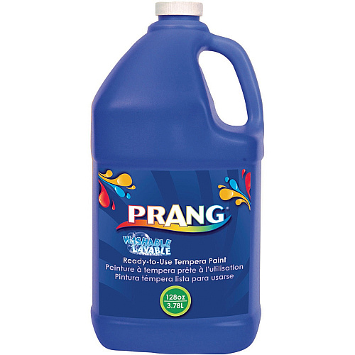 Prang Washable Tempera Paint 1 gal - 1 Each - Blue (X10605)
