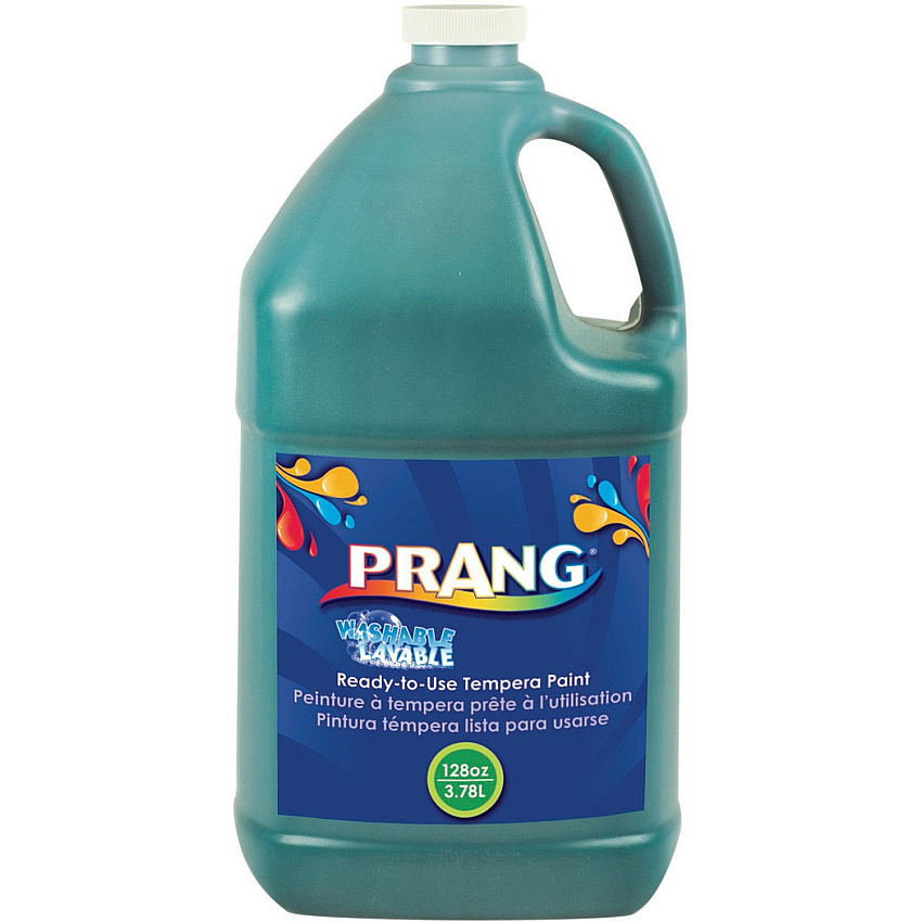Prang Washable Tempera Paint 1 Color(s) - Green - 1 gal - Washable - 1 Each (X10604)