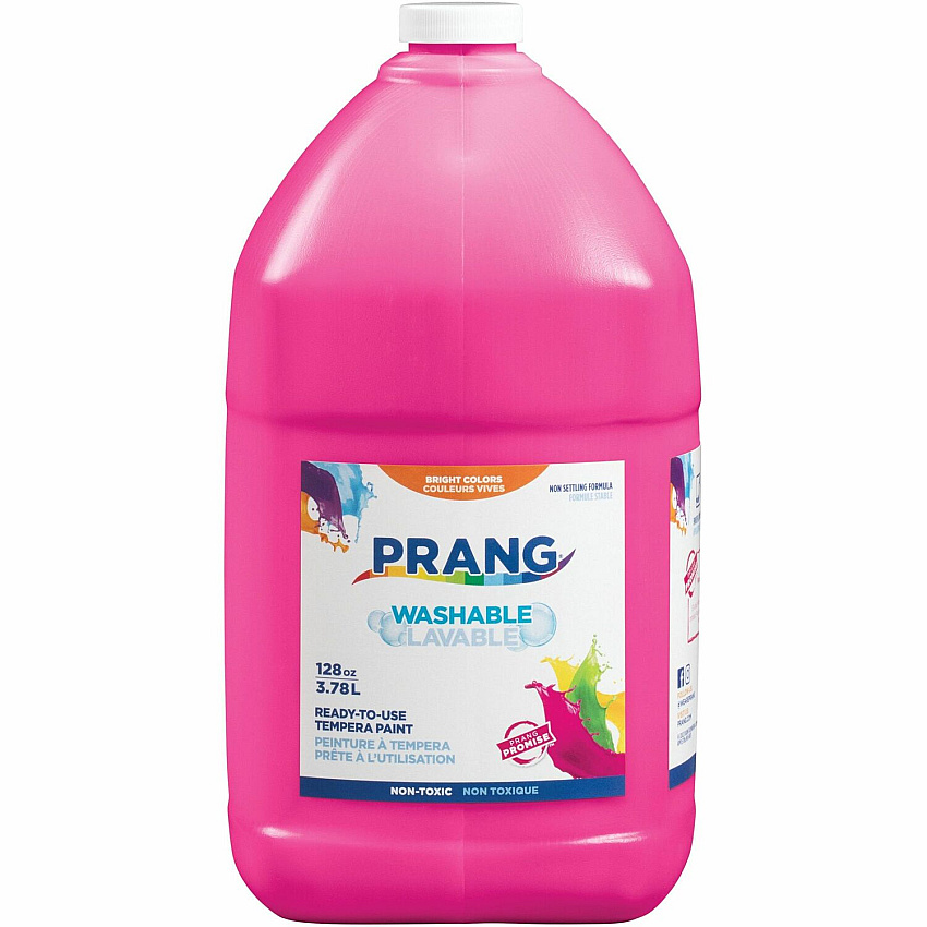 Prang Washable Tempera Paint 1 Color(s) - Magenta - 1 gal - Washable - 1 Each (X10610)