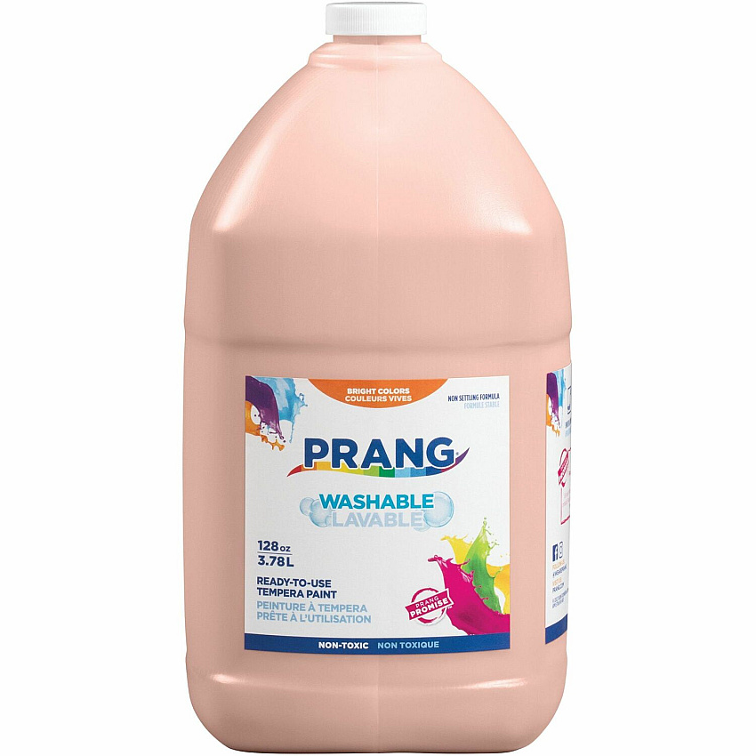 Prang Washable Tempera Paint 1 Color(s) - Peach - 1 gal - Washable - 1 Each (X10611)