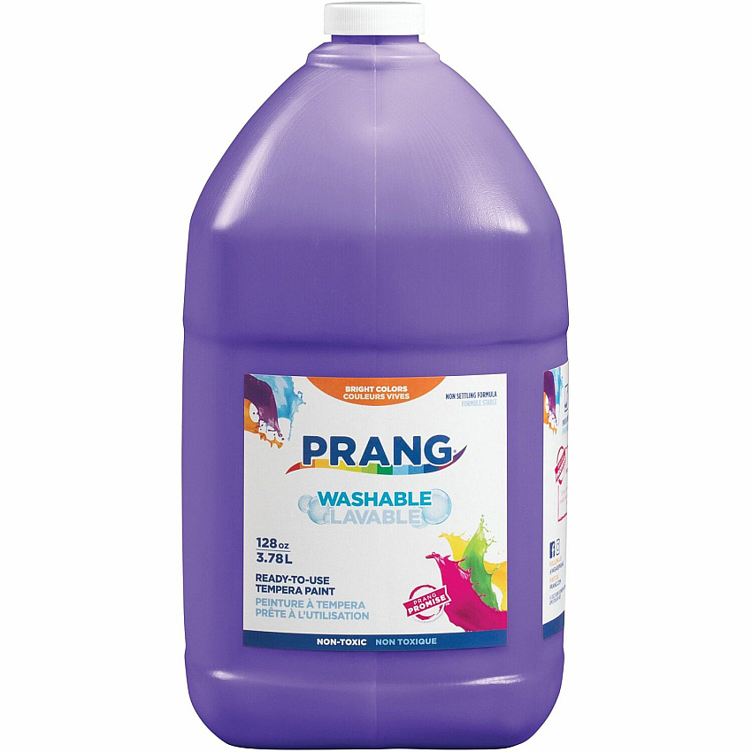 Prang Washable Tempera Paint 1 Color(s) - Violet - 1 gal - Washable - 1 Each (X10606)