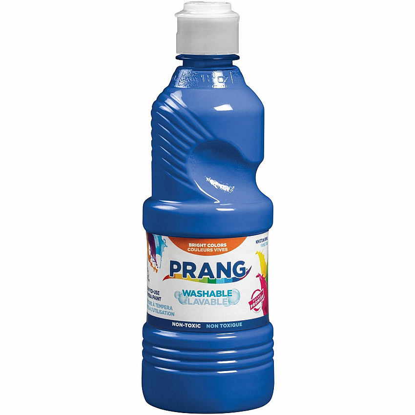 Prang Washable Tempera Paint 1 Color(s) - Blue - 16 fl oz - Washable - 1 Each (X10705)