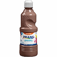 Prang Washable Tempera Paint 16 fl oz - 1 Each - Brown (X10708)
